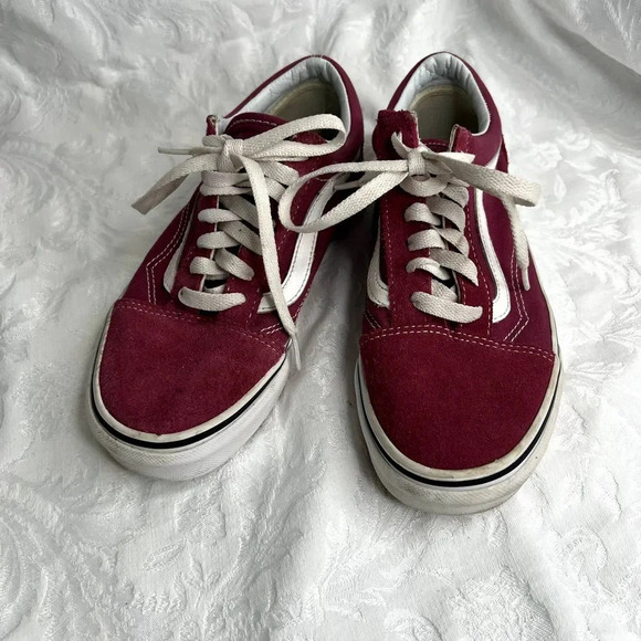 VANS Old Skool Lace Up Sneakers Fuchsia Women 5.5 Men 4 - Picture 9 of 9